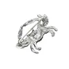 Moda Europea y Americana Elegante Lindo Animal Cangrejo Incrustado con Pedrería Broche Accesorios para Ropa Insignia Pin Joyería