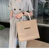 Atacado Transfronteiriço de Bolsas Novas da Moda, Bolsas Femininas de Linho Estilo Coreano de Grande Capacidade, Sacolas de Compras Simples para Atacado