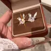 Princesa Fugitiva Dulce Fresca Juguetona Conejo Pendientes Tachonados de Diamante Dulce Femenina Nuevo Exquisito Versátil Personalizado Accesorios para Orejas