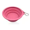 Yama Explosions Pet Portátil Acompanhamento Dobrável Tigela de Silicone Tigela de Arroz para Cachorro Bacia de Comida para Cachorro Tigela de Água para Gato Tigela para Cachorro