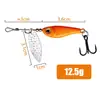 Venta al por mayor Señuelo VIB Luya 8g/12.5g/15g/23g compuesto giratorio con lentejuelas plomo pez capa de natación completa cocked lubina