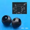Bola sólida de nylon coloreada bola redonda de plástico PA6 bola universal bola de sellado alta densidad perforada resistente al desgaste bola lubricante