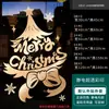 Decoraciones navideñas, calcomanías electrostáticas para ventanas, pegatinas para puertas de vidrio, campanas, escaparates de óptica, decoraciones festivas para ventanas y arreglos de ambiente para escenas de tiendas