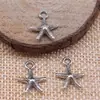 13x16mm 0,6g Multicolorido Europeu e Americano Mais Vendido Retro Acessórios de Joia Pingente de Animal Marinho Estrela-do-Mar