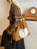 Transfronterizo 2026 Nueva Nicho Versátil Casual Bolso de Felpa Bolso Tote de Gran Capacidad Bolso de Hombro Diario Bolso para Viajar