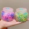 Elásticos de Cabelo Infantis para Meninas, Elásticos Coloridos e Fofos para Rabos de Cavalo, Tranças e Coques