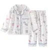 Nuevos pijamas de otoño e invierno para niñas, con un cárdigan de forro polar coral de manga larga, un lindo diseño de dibujos animados, y que brindan calidez y comodidad para usar en casa, también adecuados para usar al aire libre