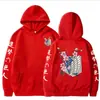 Moletom Coreano Loose Oversized com Capuz Duplo Transfronteiriço Hoodie Attack on Titan Anime Japonês Capitão Levi Top