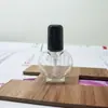 Botella de esmalte de uñas plástico PETG botella de esmalte de uñas para niños botella de esmalte de uñas a base de agua forma de corazón cepillo de botella de uñas