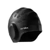 Gorro de natación de silicona para adultos, protector de oídos, color liso, cómodo y no restrictivo, unisex, tamaño grande, elegante, personalizable con logo