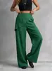 Pantalones de Pierna Ancha con Diseño Irregular, Pantalones Casuales, Pantalones de Color Sólido Holgados para Mujer, Nuevos Europeos y Americanos para TikTok Transfronterizos