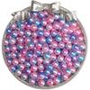 Pulsera de cuentas redondas de imitación ABS de colores degradados de 4 a 10 mm, accesorios hechos a mano para bricolaje, pulsera, llavero, joyería