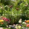 Ornamentos de Ferro Fundido Enferrujado com Dois Pássaros para Decoração de Jardim, Pátio, Elemento Aquático, Arte em Ferro, Enfeite de Flores para Jardinagem
