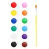 Juego de 12 pigmentos para pintar con los dedos, lavables, para grafiti infantil, para jardín de infantes