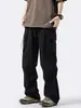 Pantalones de Trabajo Funcionales Estilo Americano para Soldado Paracaidista para Hombre Otoño Moda de Marca Delgados Sueltos Nicho Secado Rápido Rectos Casuales