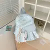 Mochila Feminina Pequena Design de Nicho Moda Casual 2026 Tecido Composto Bolsa para o Dia a Dia Lazer ao Ar Livre Bolsa Escolar para Estudante Universitário