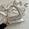 Bolso Sencillo Bajo el Brazo Primavera y Verano Nueva Estética 2024 Distintivo Moda Casual Color Sólido Bolso de Hombro Bolso Estético para Mujer