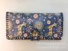 Nueva cartera de impresión hecha a mano escénica para estudiante mujer graffiti retro estilo étnico PU