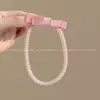 Laço de cabelo e faixa de cabeça tipo fio de telefone, novo modelo 2026, toque de alta qualidade, acessório de cabelo doce e versátil