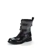 2026 nuevos botines retro de otoño/invierno con hebilla de cinturón, botas estilo Martin de tacón grueso, botas de motociclista adelgazantes para mujer con punta redonda