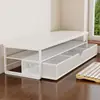 Soporte elevador para cajón de escritorio de monitor de computadora estante de almacenamiento de escritorio de oficina soporte organizador de escritorio