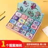 Mini caja de almacenamiento de hierro estilo vintage con un toque femenino, sellada y a prueba de humedad, para organizar pastillas, pendientes, anillos y otros artículos diversos de escritorio