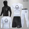 Roupa Esportiva Transfronteiriça Roupa de Treino Roupa de Secagem Rápida Outono e Inverno Ao Ar Livre Corrida Matinal Atletismo Ciclismo Corrida Roupa de Fitness