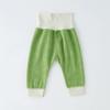 Calças do bebê Calça forrada de lã do outono do bebê Roupa interna Bud Masculino Fleece cintura alta barriga calças de inverno engrossado grande PP calças