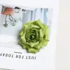 Flor de Rosa Simulada con Esquina de Diamante, Cabeza de Flor de Rosa, Flor Artificial, Cascada, Arreglo Floral de Boda, Ramillete Decorativo, Accesorios Florales para Pasteles DIY