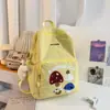 Mochila Bordada Linda Estilo Fresco para Estudiantes de Preparatoria para Niñas, Estilo Japonés Ligera de Gran Capacidad Casual para Tutorías