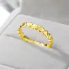 Novo Anel de Emenda em Formato de Coração da Amazon para Mulheres, Anel de Amor Vazado, Joia Presente para Casal em Estoque