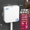 Inodoro de Pino Ballena Inodoro Tanque de Agua de Descarga Inodoro Doméstico Inodoro de Sentadilla Tanque de Agua de Ahorro de Energía de Gran Potencia Inodoro de Sentadilla Montado en la Pared
