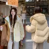 Chaqueta de Algodón con Plumas para Mujer Bailing'Er, Nuevo Estilo Corto de Invierno para Figuras Pequeñas, Abrigo de Algodón Popular Engrosado