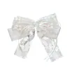 Fita de Renda Rosa com Flores, Rede, Laço de Trevo de Quatro Folhas com Pérolas e Diamantes, Presilha de Primavera, Acessórios de Cabelo Suaves Rejuvenescedores para Mulheres