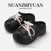 Zapatillas Perezosas de Verano para Mujer Nuanzhiyuan, para Exteriores, Suela Gruesa, Antideslizantes, Punta Cerrada, Nuevas 2026, Zuecos Versátiles sin Cordones