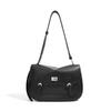 Bolso de Hombro de Alta Gama para Estudiantes y Viajes Diarios 2025 Nuevo Retro Bolso Tote de Gran Capacidad Bolso Cruzado Casual para Mujer Negro