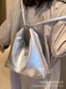 Mochila Coreana Feminina 2023 Nova Fashionável Corrente Bolsa Saco Alunos Aula Grande Capacidade Bolsa Tote