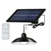 Lámpara colgante desmontable alimentada por energía solar con sensor de movimiento para uso interior y exterior, adecuada para patios y tiendas de campaña de camping, lámpara colgante con sensor uno a dos