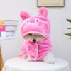 Roupas para Pets para Outono e Inverno, Cães Pequenos e Filhotes, Cães e Gatos Felizes, Roupas Quentes e Confortáveis, Toalhas de Banho Fofas de Desenho Animado
