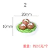 Yqt Mini Olla Caliente Ingredientes Juguetes de Comida en Miniatura Pegamento de Crema Resina DIY Pequeños Accesorios Plato Decoración de Mesa Imán para Refrigerador