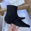 Botines Tote para Mujer, Botines Delgados de Punta Cuadrada, Botines Bajos para Mujer, Botines Franceses de Cuero de Punta Cuadrada para Mujer, Botines de Tacón Grueso