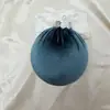 Bolas de Terciopelo Populares Bolas de Navidad Bolas de Terciopelo Navideñas Bolas de Navidad de Terciopelo Oscuro Decoración de Flockado Navideño de Amazon