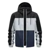 Chaqueta con capucha cortavientos nueva para hombre Otoño/Invierno 2026, Abrigo de moda versátil con cuello alto, Sudadera con capucha de cuello alto simple para hombre