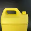 Botella de Líquido para Lavar Platos de Gran Capacidad de 1.29 Litros Botella Vacía Venta al por Mayor Cubo de Plástico Pe con Cabezal de Bomba Tipo Pulsador Botella de Plástico Recargable