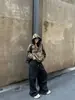 Chamarra sudadera con capucha de camuflaje, unisex, estilo americano, relajada y chic, cárdigan holgado, casual, adecuada para primavera, otoño e invierno, top corto