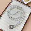Corrente longa de pérolas minimalista, elegante e estilosa para celular, corrente transversal para bolsa de câmera, atacado para mulheres