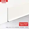 Rodapié autoadhesivo de aleación de aluminio Rodapié de pared ultradelgado 6cm4cm rodapié metálico para azulejo borde de cierre negro
