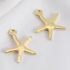 Cruz Plástico Elementos Oceânicos Vida Marinha Pingente Estrela do Mar Cavalo Marinho Peixe Dourado diy Pulseira Colar Acessórios de Joias