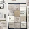 96 Peças de Adesivos para Jogo de Colagem Frase-para-Poema, Ins Simples Criativo Texto DIY Adesivos de Decoração para Diário à Prova d'Água