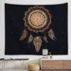 Tejido de Pared para Fondo de Serie Atrapasueños de Nuevo Producto Transfronterizo Decoración de Tapiz Pequeño Fresco Decoración de Sala de Estar Dormitorio Tejido de Fondo